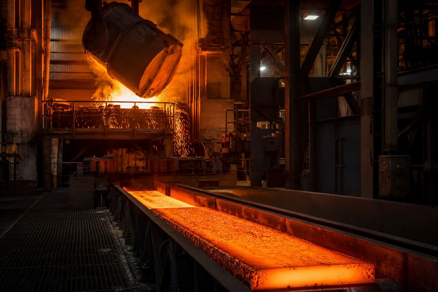 Steel plant, the main destination for iron ore